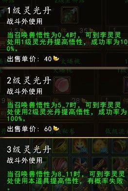 新手必讀《創(chuàng)世西游》頂級召喚獸培養(yǎng)全教程