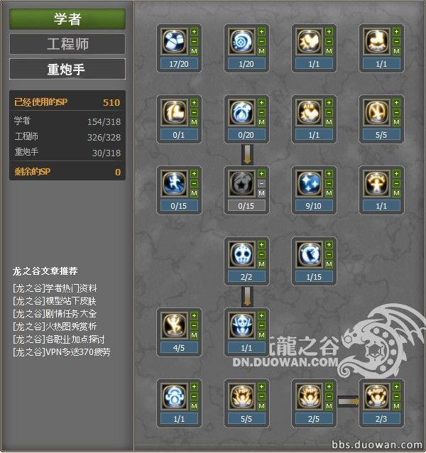 鱼与熊掌可以兼得 重炮手均衡加点方案