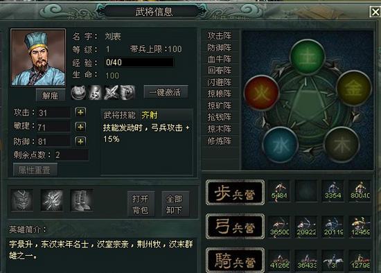 指點江山-劉表