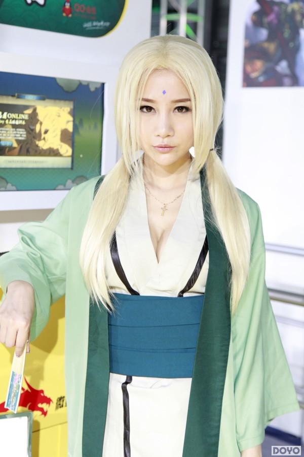 <em>LOL</em>解说<em>伊芙蕾雅</em>CJ腾讯展台COSPLAY<em>照片</em>赏