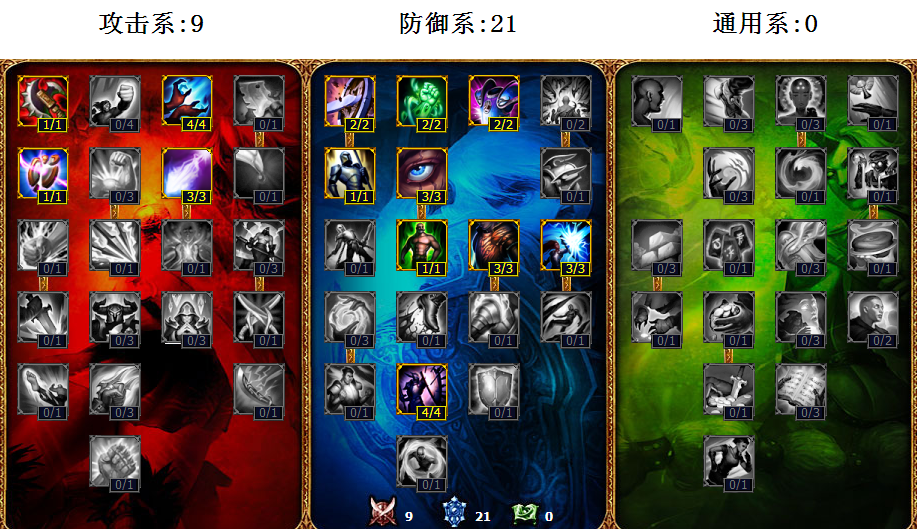 英雄联盟主防御偏进攻天赋