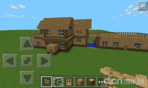 《我的世界手机版Minecraft–Pocket Edition》木屋别墅建造教程 新手建筑技巧_我的世界移动版攻略_当乐原创频道