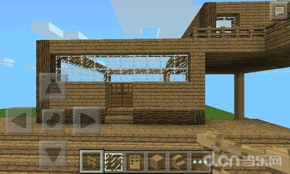 《我的世界手机版Minecraft–Pocket Edition》木屋别墅建造教程 新手建筑技巧_我的世界移动版攻略_当乐原创频道