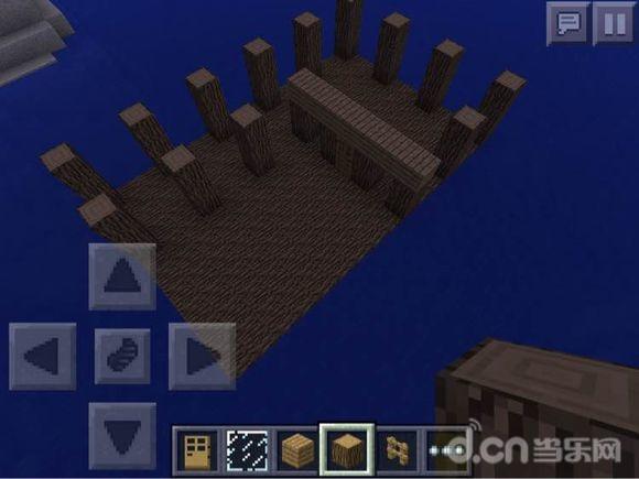 《我的世界手机版》快速建造船屋教程攻略方法_我的世界移动版攻略_当乐原创频道