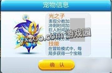 天天酷跑神宠光之子