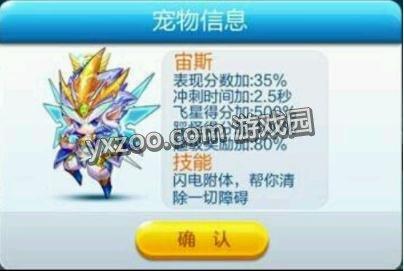 天天酷跑神宠宙斯