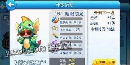 天天酷跑睡眼萌龍的效果好不好 屬性技能大解析