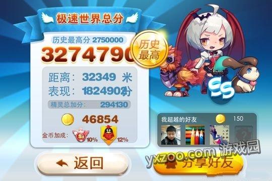 天天酷跑坐騎白虎兩萬分爆分技巧分享