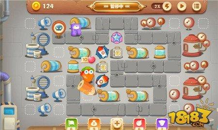 保卫萝卜3工厂第45关通关技巧 第45关金萝卜攻略