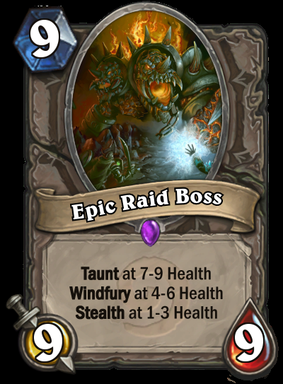 Epic Raid Boss