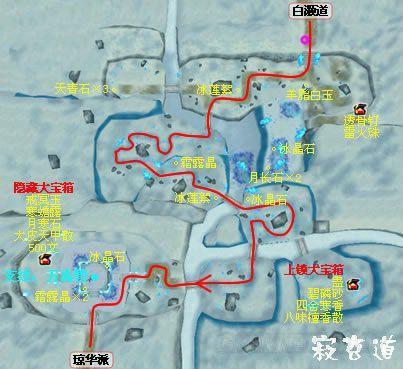 《仙剑奇侠传4》全宝箱物品详细迷宫地图_逗
