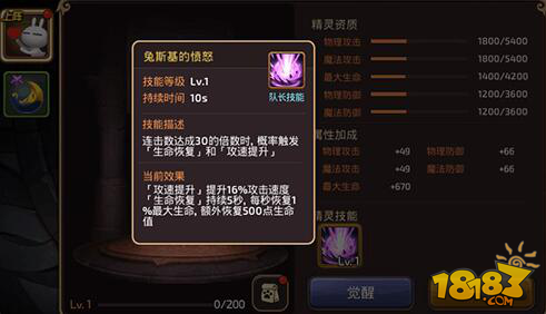 龙之谷手游兔斯基介绍 兔斯基精灵详情解析