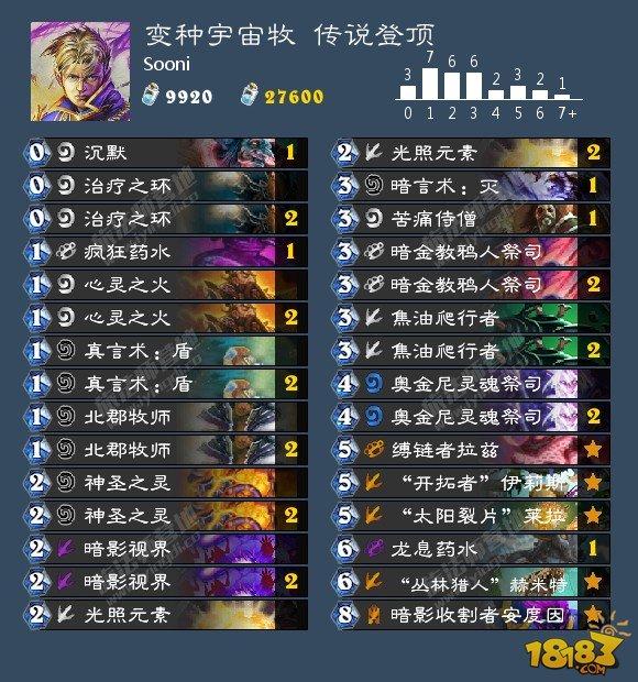 爐石9月6日卡組日報：宇宙龍牧 超生藍(lán)龍德