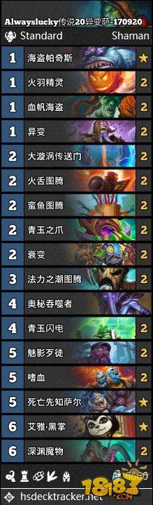 炉石9月20日14套卡组合集：疲劳牧 中速猎