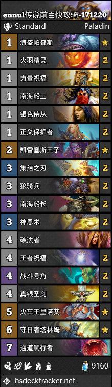 12月20日卡组搬运：登顶打脸猎 心火龙牧