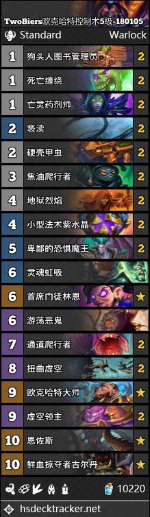 1月5日卡组搬运：异变萨2.0 登顶心火龙牧