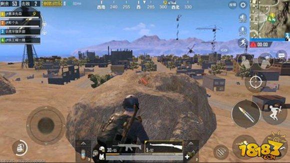 绝地求生刺激战场沙漠地图卡点