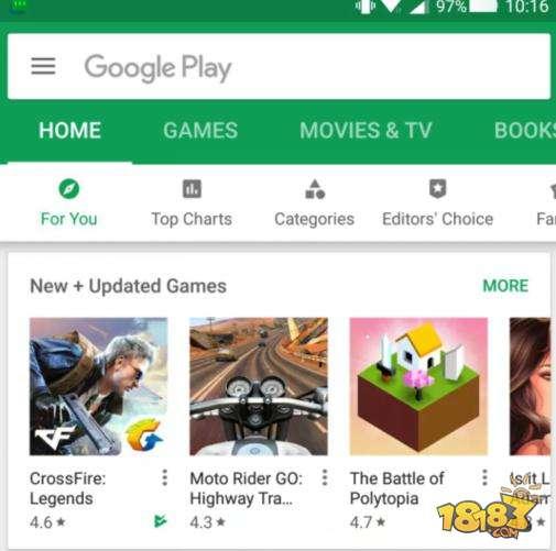 CF手游海外版获好评 获Google Play首页推荐
