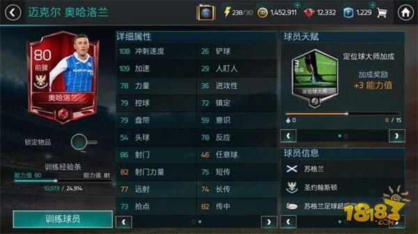 FIFA足球世界前腰推薦 速度妖人奧哈洛蘭解析
