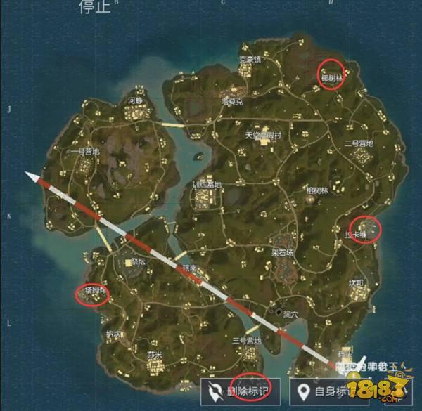 刺激战场雨林地图资源介绍 资源分布一览