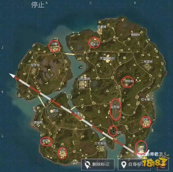 刺激战场雨林地图资源介绍 资源分布一览