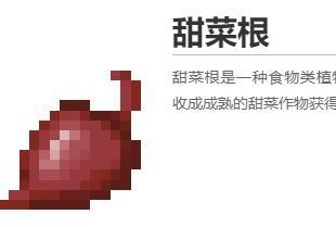 我的世界甜菜根