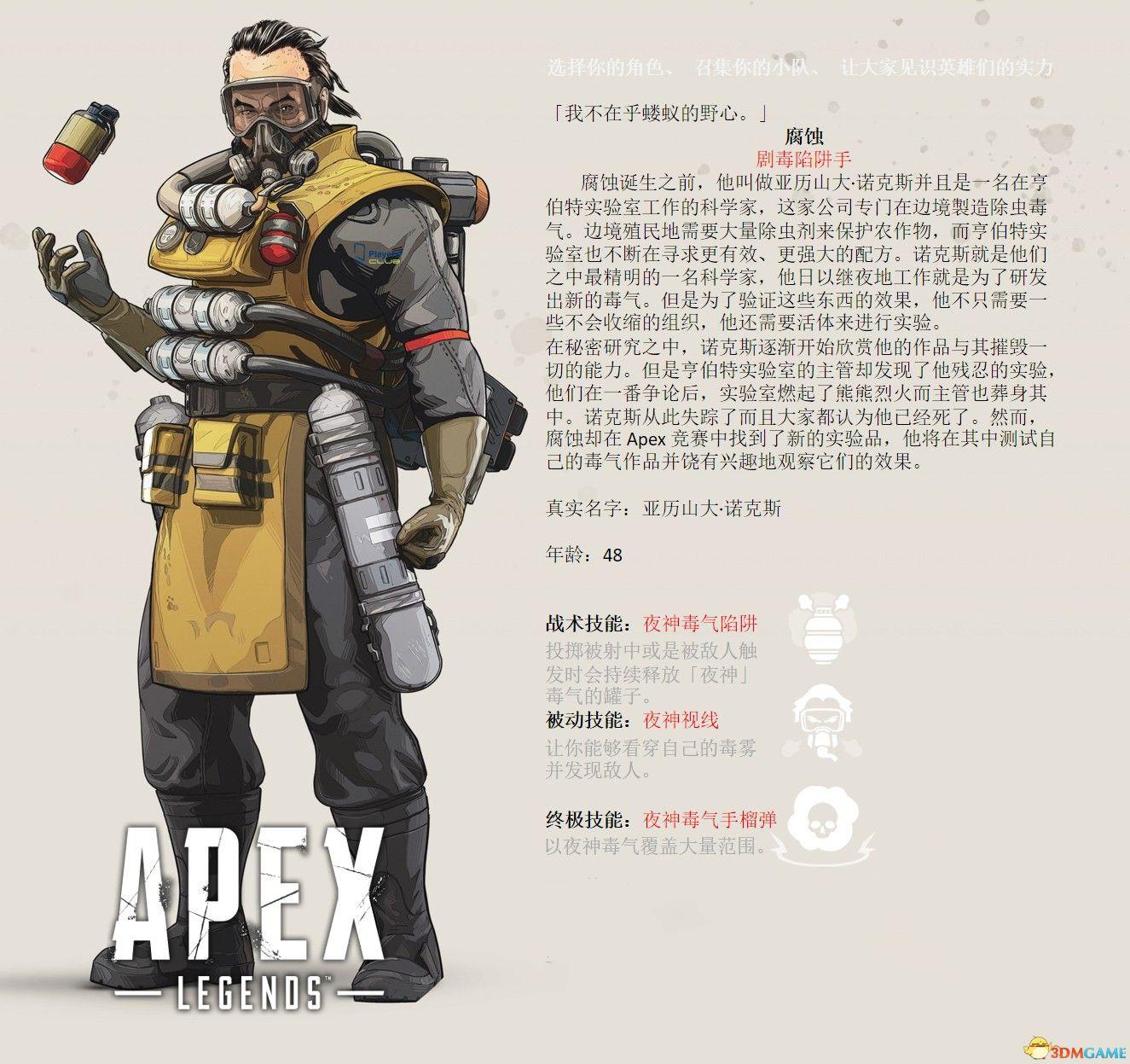 《Apex英雄》 图文生存指南 全角色全武器及地图资源详解