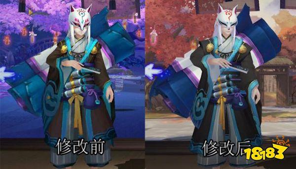 陰陽師鬼使黑百建模優(yōu)化對比 狐妖引發(fā)差評