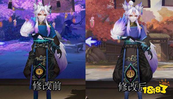 陰陽師鬼使黑百建模優(yōu)化對比 狐妖引發(fā)差評