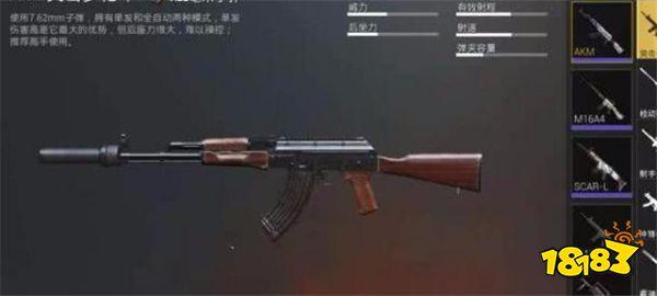 刺激战场消音器不能乱装 这些枪械不能用消音