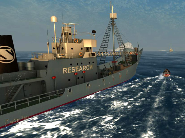 模拟航船图片
