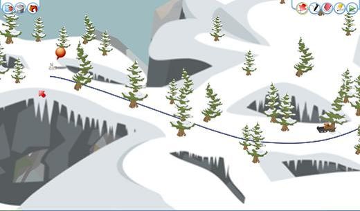 线条滑雪2图片