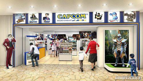霸气《怪物猎人》门神！Capcom官方专卖店开张