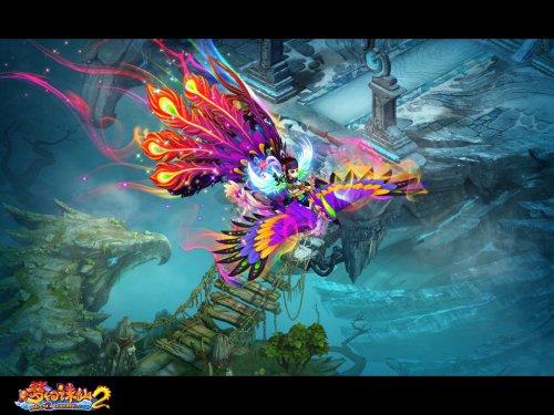 抢《梦幻诛仙2》庆典积分 兑超炫凤凰飞行器 