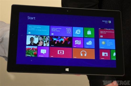 Windows 8平板機(jī)Surface完整規(guī)格+真機(jī)圖賞