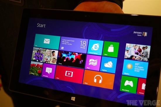 Windows 8平板机Surface完整规格+真机图赏