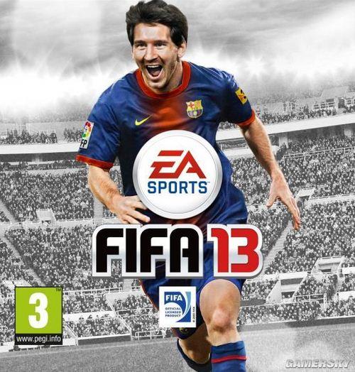 《FIFA 13》全球版封面公布 梅西新队服登场