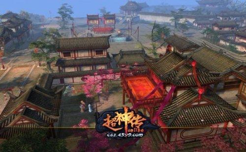 游戏实景截图：长安群芳苑