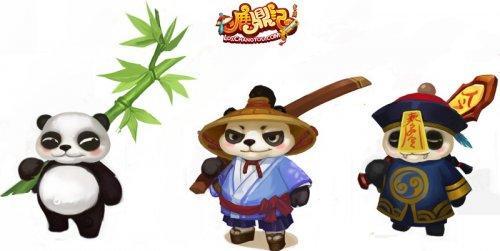 猥瑣熊貓任意變身 “熊貓小潘”樣樣精通
