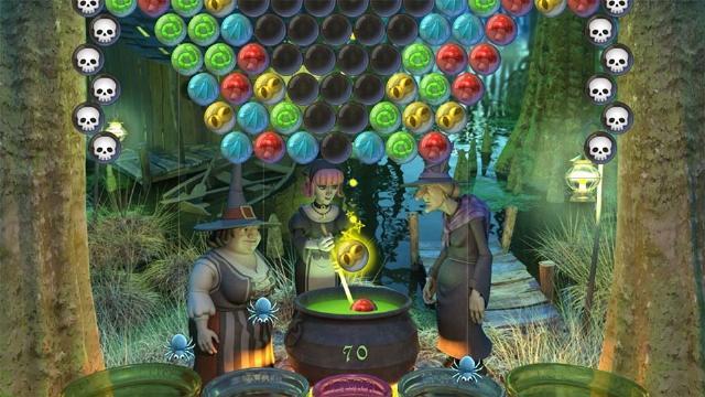 《泡沫女巫传奇》免费游戏：泡泡龙与幻幻球合体