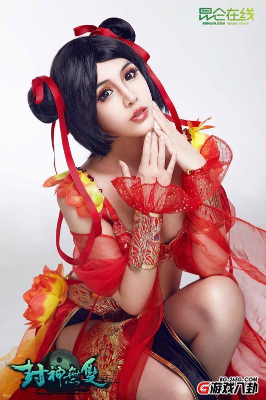 超强视觉冲击！《封神无双》女体哪吒写真