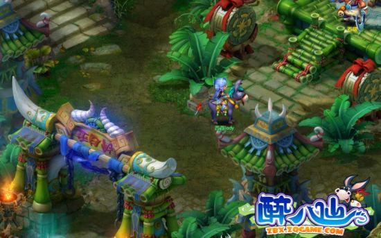 頗具民族特色山寨