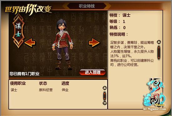 職業(yè)特技