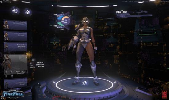全新的3D角色界面