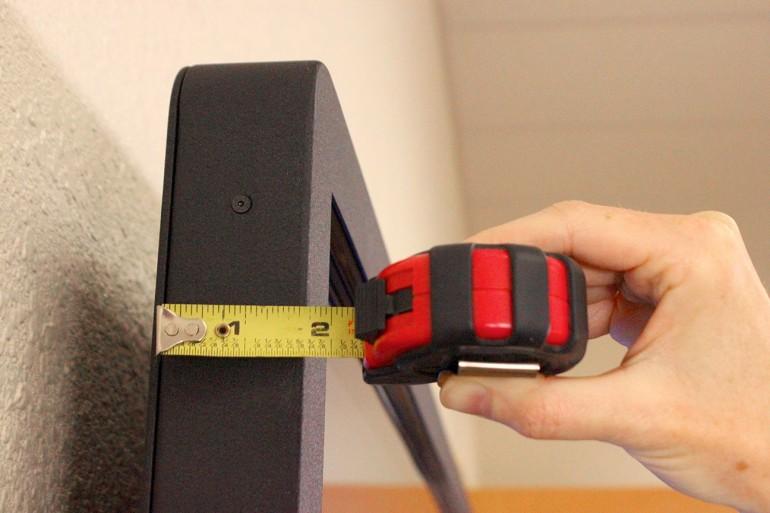 The updated Presenter multitouch wall display is now just two inches thin