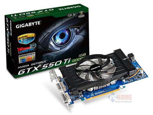 中端玩家必备 技嘉GTX550热卖949