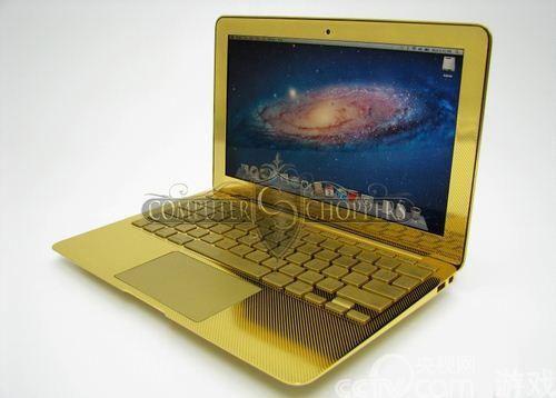 镀金版苹果Macbook Air图赏 高富帅炫富必备