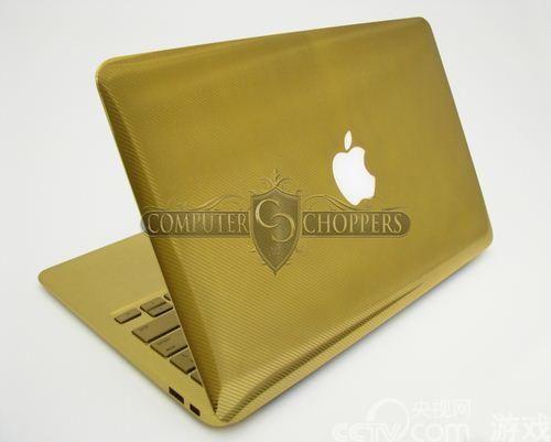 镀金版苹果Macbook Air图赏 高富帅炫富必备