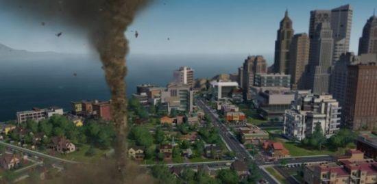 《模拟城市5》新图 灾难景象UFO来袭