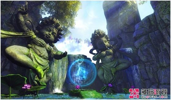 步步莲华的世外桃源 《龙剑》灵台CG级场景曝光